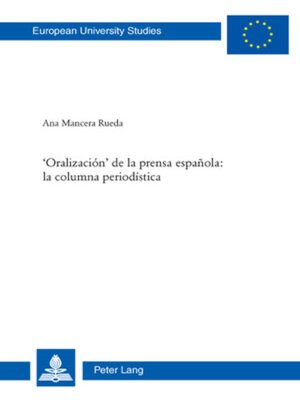 cover image of 'Oralización' de la prensa española